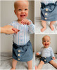 Girl's Button-Up Skirt Pattern 