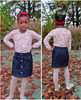 Girl's Button-Up Skirt Pattern 