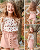 Girl's Button-Up Skirt Pattern 