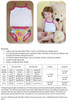 Classic Panties & Camisole Size Chart & Materials List