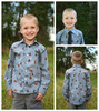 Classic Oxford Button-Up Shirt Pattern 