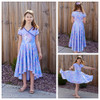 Madeline Crossover Dress and Top Sewing Pattern: short sleeves with fish tail skirt