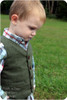 Little Gentleman Vest sewing pattern
