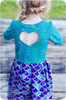 Heart back dress sewing pattern