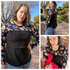 Women's Domino Dolman Tee Pattern 