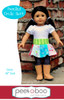 Doll Skirt Pattern | Paneled Circle Skirt