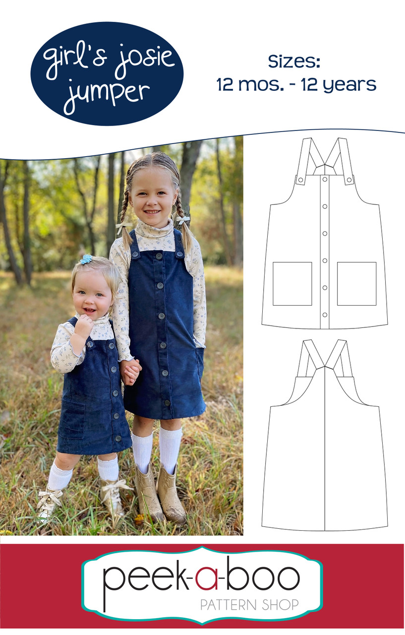 Girl's Josie Jumper Pattern - Peek-a-Boo Pattern Shop girl-s-josie-jumper-pattern-peek-a-boo-pattern-shop