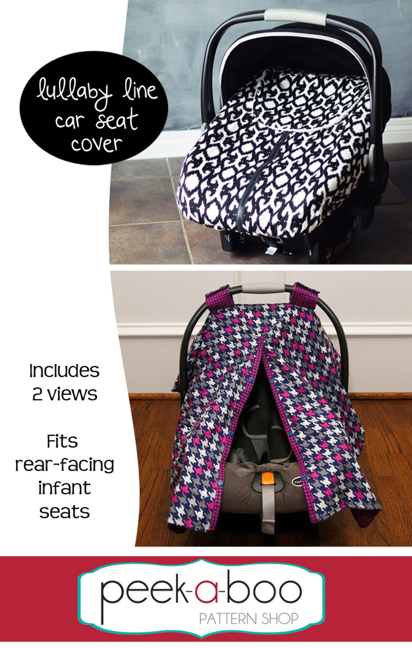 Lullaby Line Car Seat Cover