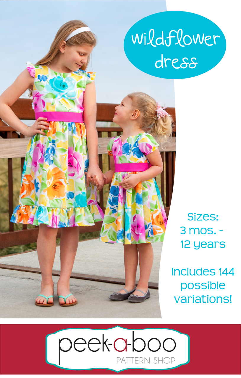 Wildflower Dress Peek A Boo Pattern Shop