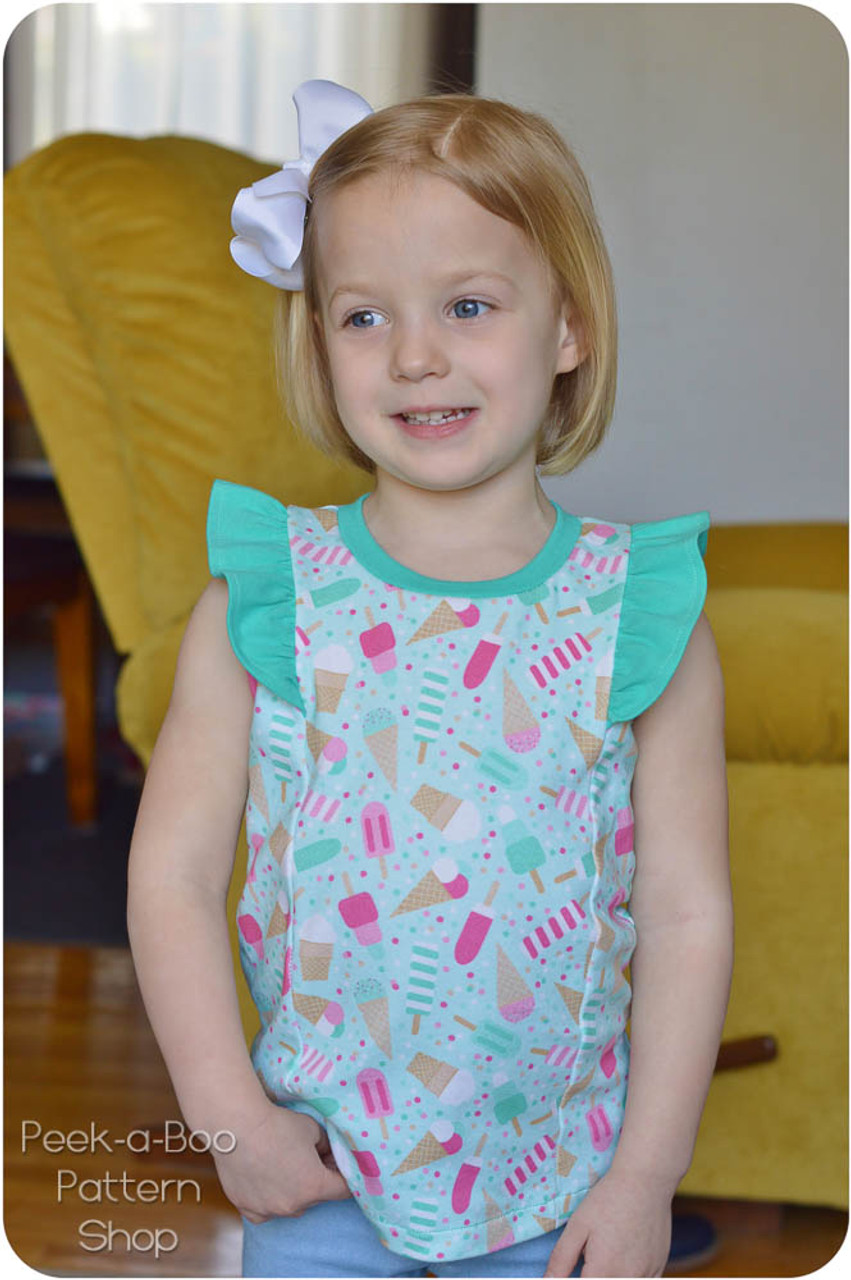 Mariposa Dress and Top Pattern for Girls | Sewing Pattern