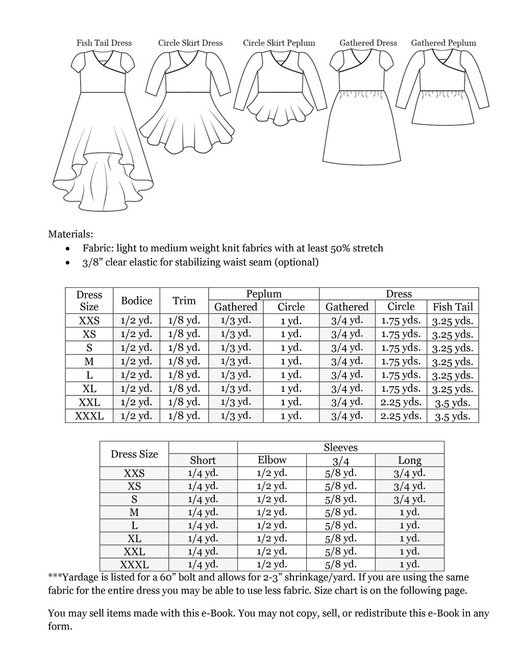 Melbourne Crossover Dress Pattern and Top Pattern
