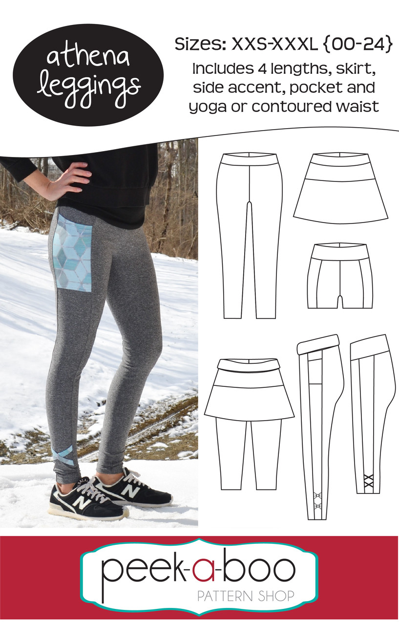 FREE SEWING PATTERN Easy Everyday Leggings  On the Cutting Floor  Printable pdf sewing patterns and tutorials for women