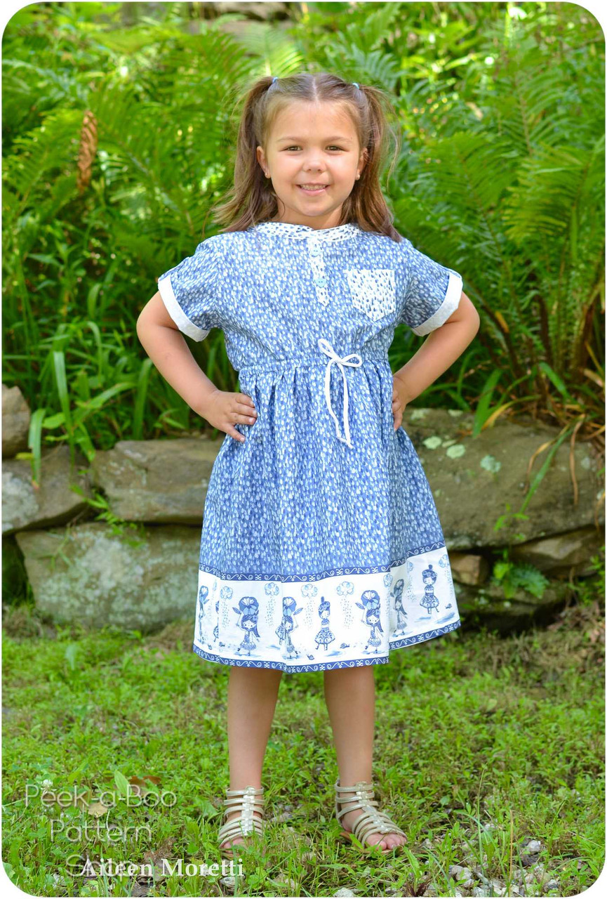 Cape Cod Shirt and Dress Pattern | Peek-a-Boo Pattern Shop