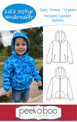 Kid's Zephyr Windbreaker Pattern 