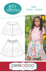 Girl Fit Pants Pattern, 2T-20