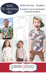Kid's OG Oversized Tee Pattern 