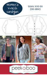 Women's V-Neck Cardigan Pattern 