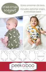 Criss-Cross Bodysuit Pattern 