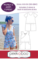 Women's Swim Romper Pattern