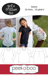 Girl's Trillium Tee Pattern 