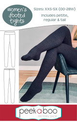 Women's Footed Tights Pattern 