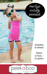 Marilyn Vintage Swimsuit Pattern 