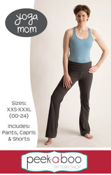 Women's yoga pants sewing pattern