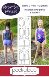 Streamline Racerback Swimsuit Pattern 