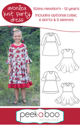 Avonlea Knit Party Dress Pattern
