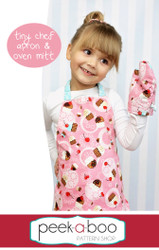 Tiny Chef Toy Oven Mitt & Apron Pattern