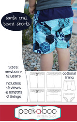 Santa Cruz Board Shorts Pattern 