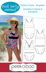 Pool Party Swimsuit Pattern 