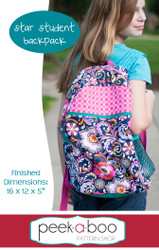 Star Student Backpack Sewing Pattern
