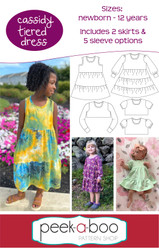 Cassidy Girl's Tiered Dress Pattern 