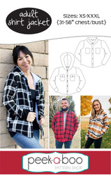 Adult Shirt Jacket Pattern 