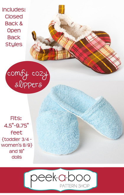 slippers sewing pattern