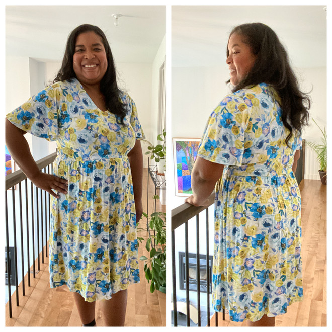 Women's Garden Party Dress Pattern PDF Sewing Pattern