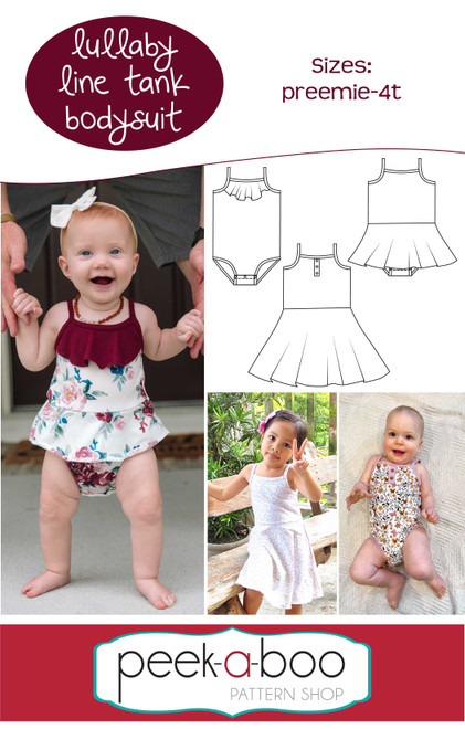 Lullaby Line Tank Bodysuit Pattern 