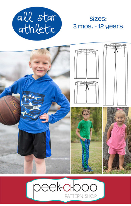 All Star Athletic Shorts & Pants Pattern 