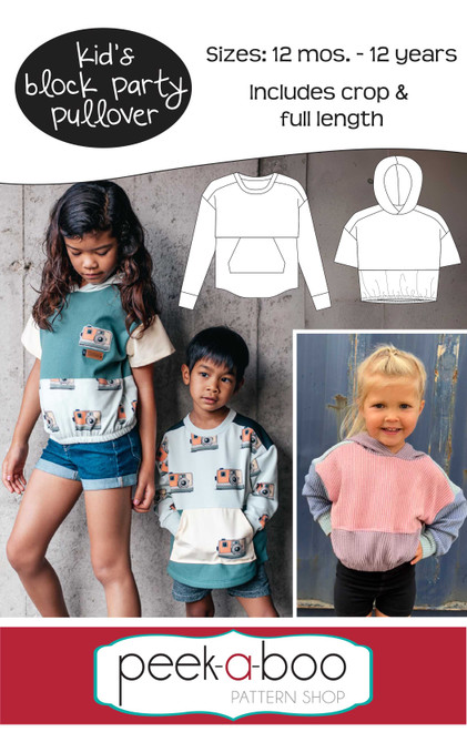 Kid's Block Party Pullover Pattern 