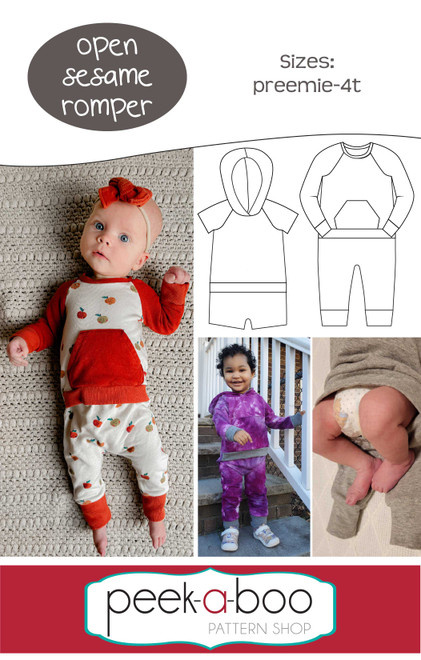 Open Sesame Romper Pattern 