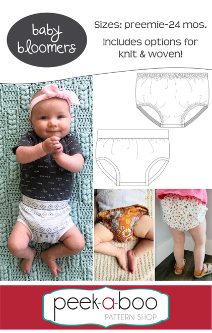 Lullaby Line Baby Bloomers Pattern 