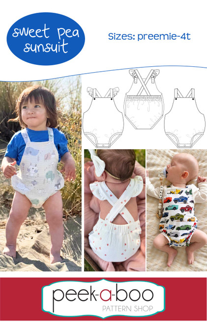 Sweet Pea Sunsuit Pattern 