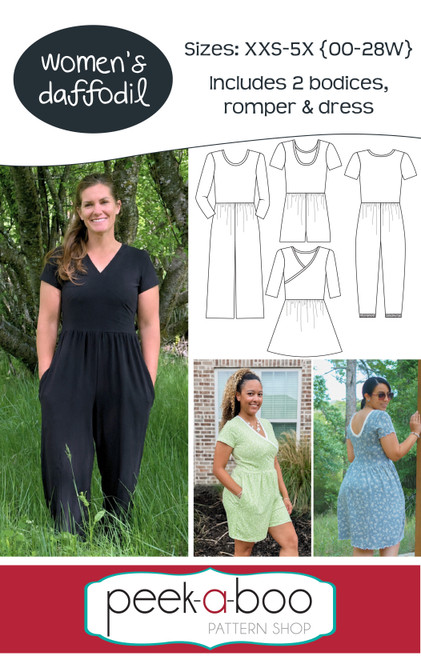 Women's Daffodil Romper & Dress Pattern