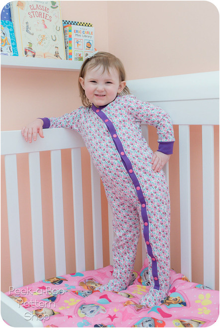 Lullaby Line Snap Pajamas Pattern | PDF Sewing Pattern