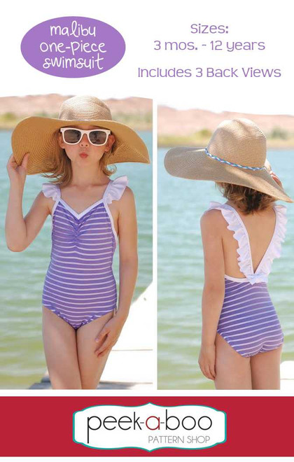 Malibu One-Piece Swimsuit Pattern 