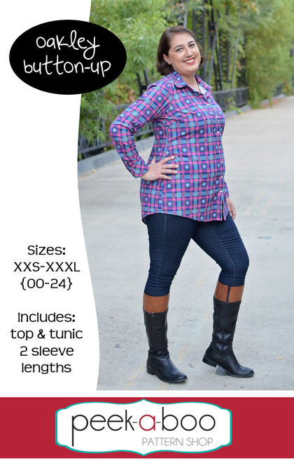 Oakley Button-Up sewing pattern