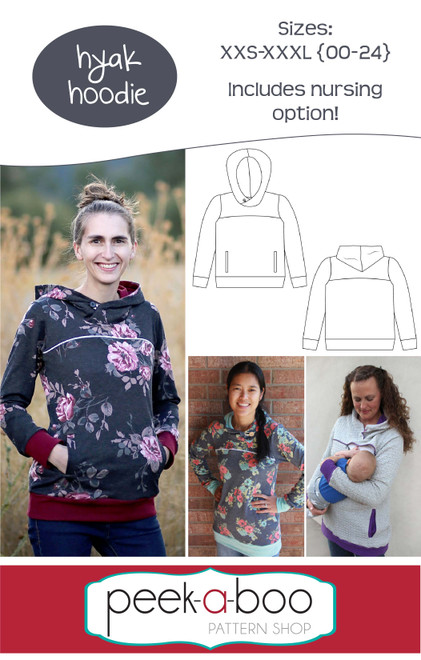 Hyak Hoodie Pattern | Girl's Hoodie Sewing Pattern