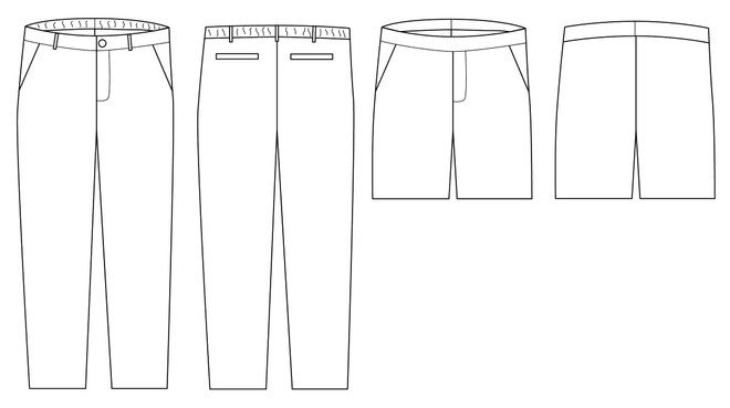 Classic Chinos Pattern | PDF Sewing Patterns
