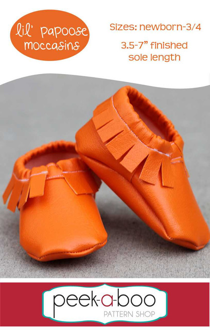 Lil' Papoose Moccasins Pattern 